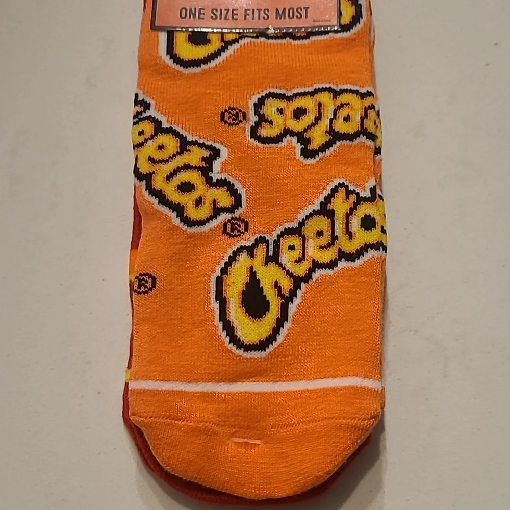 New! 2 Pack Cheetos Ankle Socks